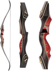 PMZ Recurve Bow and Arrow, Hourse Hunting Bow, 60» Wooden Takedown Bow,35lbs