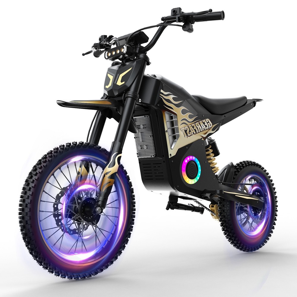 Electric Dirt Bike 3000W Electric Motorcycle 48V Off Road Moutain E-Bike 40MPH