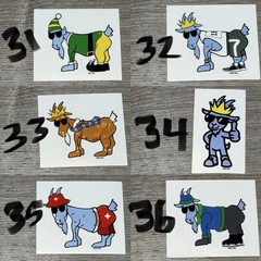 GOAT USA Stickers/ Decals- JUST ADDED! PICK YOUR OWN STICKERS!