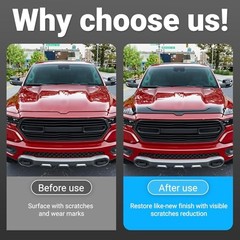 Hood Deflector Compatible with 2019-2026 Dodge Ram 1500 Hood Glossy Black