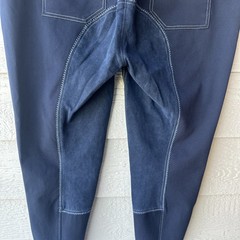 Piper by SmartPak Equestrian Horse Navy Blue Riding Pants Womens SZ 46 Reg