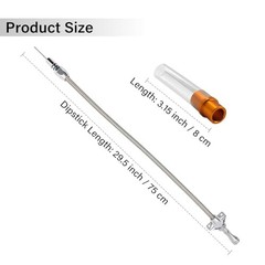 Flexible Transmission Dipstick Tube for GM 4L80E 700R4 4L60E, with Firewall
