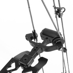 40-65lbs Compound Bow Set Short Axis Steel Ball Dual Use Archery Fishing Hunting