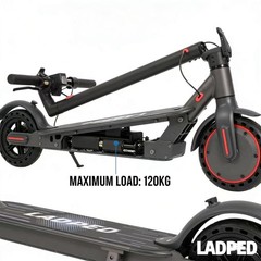 Ladped 8.5″ Foldable Electric Scooter 20KM Adult Folding E-Scooter 15mph