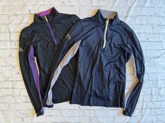Lot Of 2 Kastel Women’s 1/4 Zip Sun Shirts Medium Equestrian Riding Top