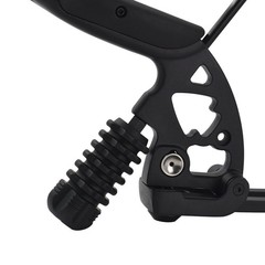 Short Rubber Bow Stabilizer – Black, Dampens Shock for Hunting & Target Archery