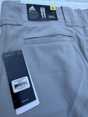 NEW Adidas Slim Cleat Cut Baseball Softball Gray Pants Mens Small