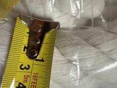 NEW! White Cotton Rope 1 1/2 inch x 100 feet! (Sells for $150 on Amazon)