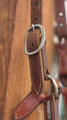 Vintage MacPherson Los Angeles Show Halter North & Judd Buckles Silver Overlay