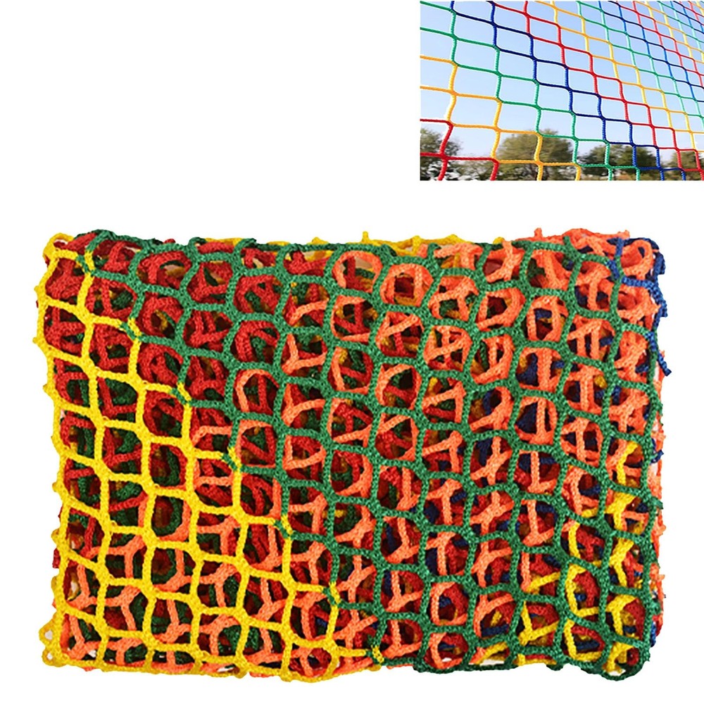 Multicolor Safety Rope Net for , Climbing Net for Outdoor, Balcony & Playgrou…
