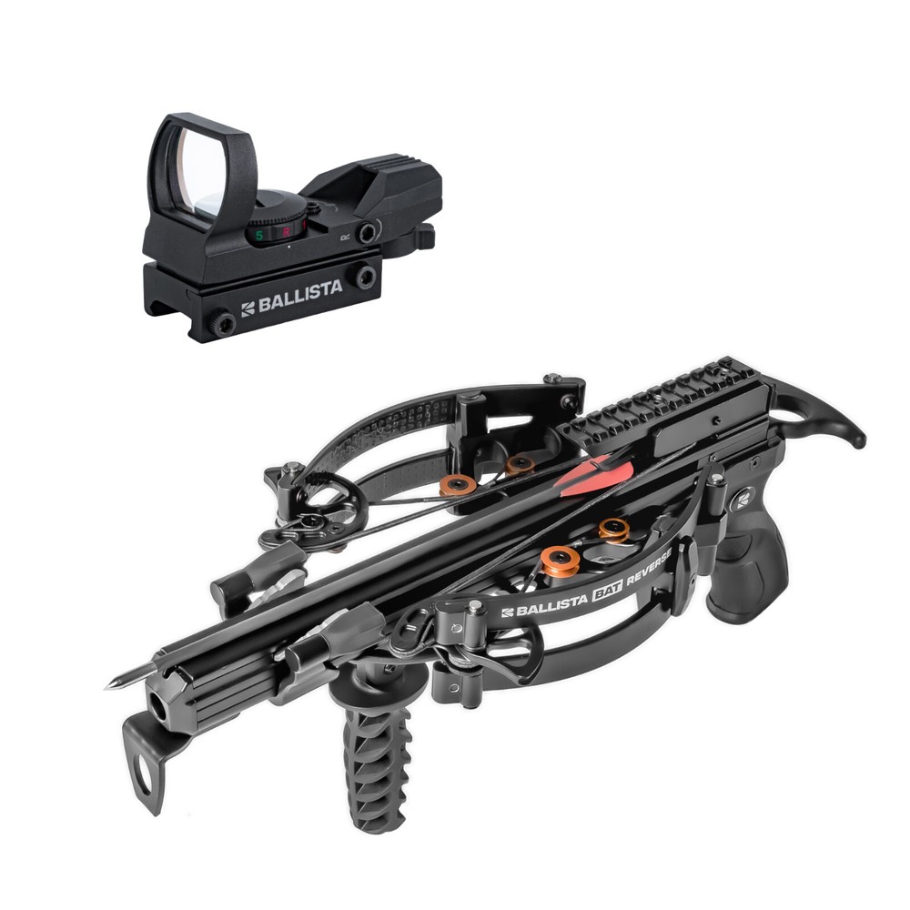BALLISTA BAT Reverse Crossbow w/1x23x34m Tactical Reflex Green Red Dot Sight