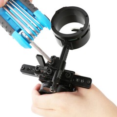 1 Pin Compound Bow Sight Pointer Adjustable Lens Adaptor 4x 6x 8x Scope Sight