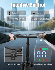 1000W Electric Scooter w/Seat 14″ Adults Commuting E-Scooter 25MPH 45Miles Range