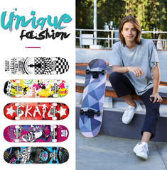 Skateboards for Beginners, 31 X 8 Inch Complete Skateboard for Kids Teens Adults