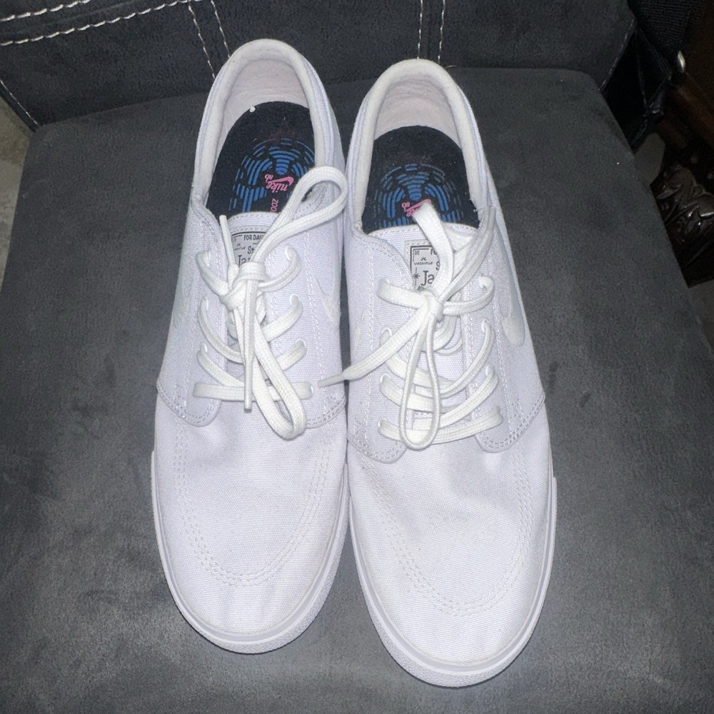 Nike SB Stefan Janoski White Skateboarding Shoes Men’s US 11.5 Medium D