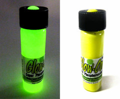 Glow-On YELLOW Glow Paint For Gun Sights, Fishing Lures, Lg 9.2 ml vial, Bright