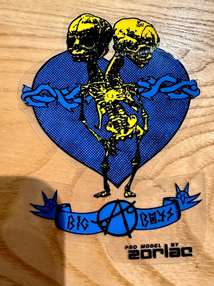 Zorlac Big Boys Skateboard Sticker. Check Out My Other Items. FREE SHIPPING