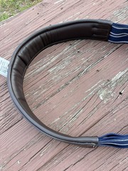 46” Dover Saddlery Indulge Brown Padded Leather Girth