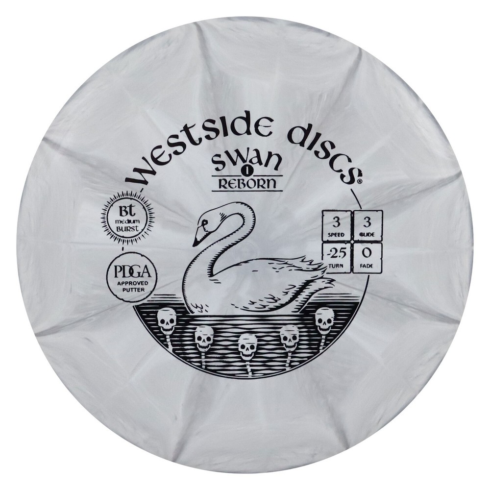 Westside Disc Golf BT Medium Burst Swan 1 Reborn Putter 3/3/-2.5/0