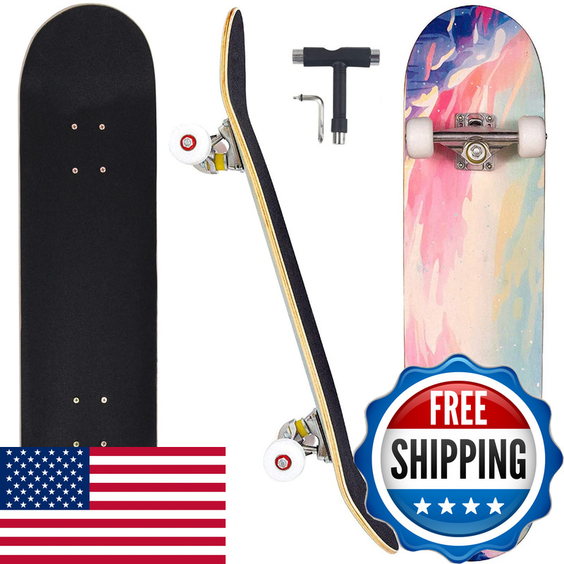 Capark Skateboards For Beginners Adults Youths Teens Kids Girls Boys 31 Inch