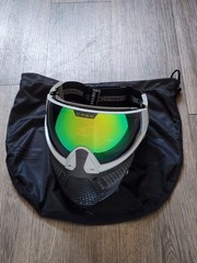 CRBN ZERO PRO GHOST Paintball Mask – Airsoft Goggles ‐ More Coverage