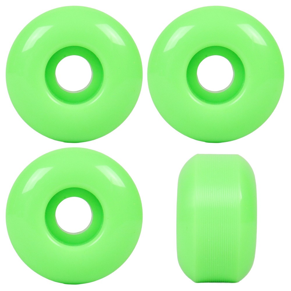 Skateboard Wheels 52mm x 31mm High Rebound 95A Neon Green