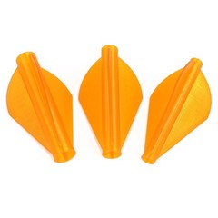 6X 1.75″ Arrow Vanes One-Piece Fletching 7.6mm 6mm 4mm Shaft Archery Bow Hunting