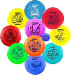 Set 10 Pack – Disc Golf Starter Set for Beginners with Disc Golf Drivers, Mid-Ra