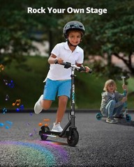MIHOVER 150W 10mph Speed Kids Electric Scooter For 6-12 Years Old-Black