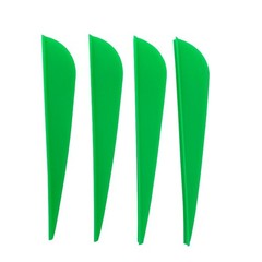 50pcs 3″ 4″Archery Rubber Arrow Vanes Fletches Feather Fletching DIY Bow Hunting