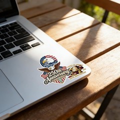 USA 250th Anniversary 3 Random Stickers Patriotic Decal Celebration Fun Pack!