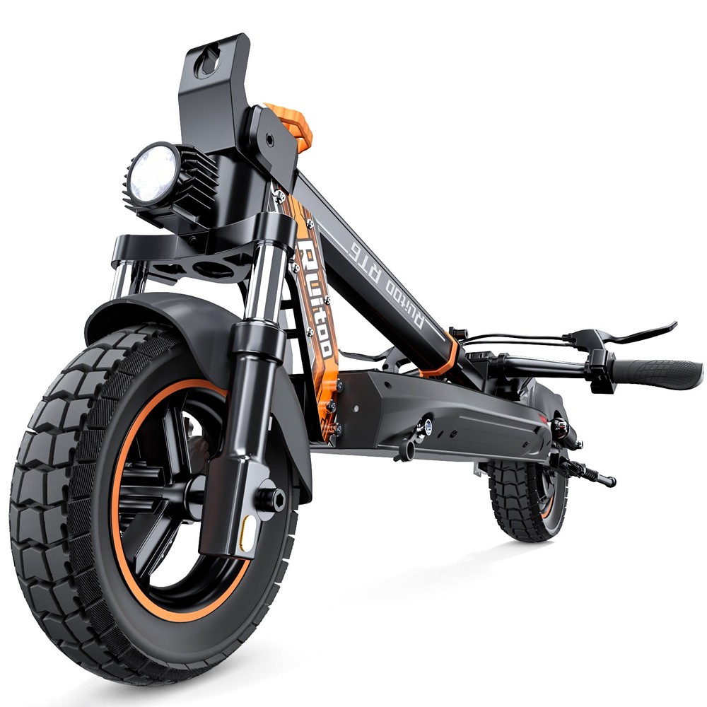 Ruitoo 1000W Adults Electric Scooter Folding E-Scooter Double Shock Absorption