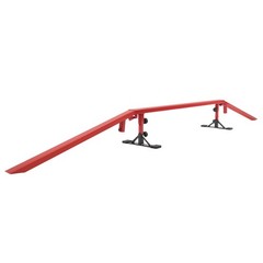 Ultimate Skateboard Rail Grindrail Ramp Kit Adjustable Rainbow Flat Incline Rail