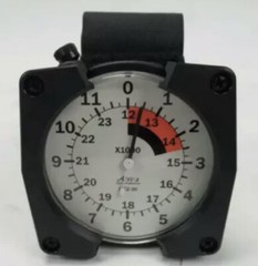 Alti-2 Sky Diving Aneroid Altimeter MA2-30 Black Military 24k Feet for wrist
