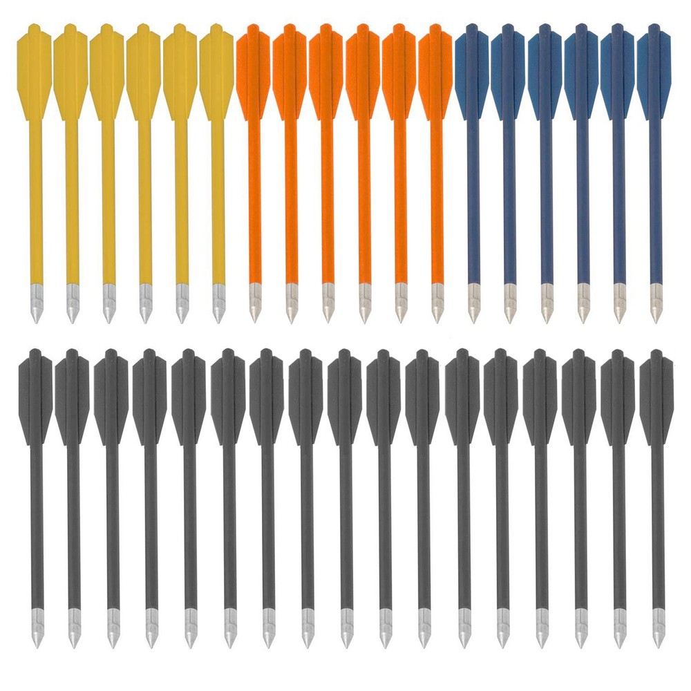 KingsArchery Crossbow Arrows Bolts Pistol 80 LBS 6.5 inch Hunting 36 pack