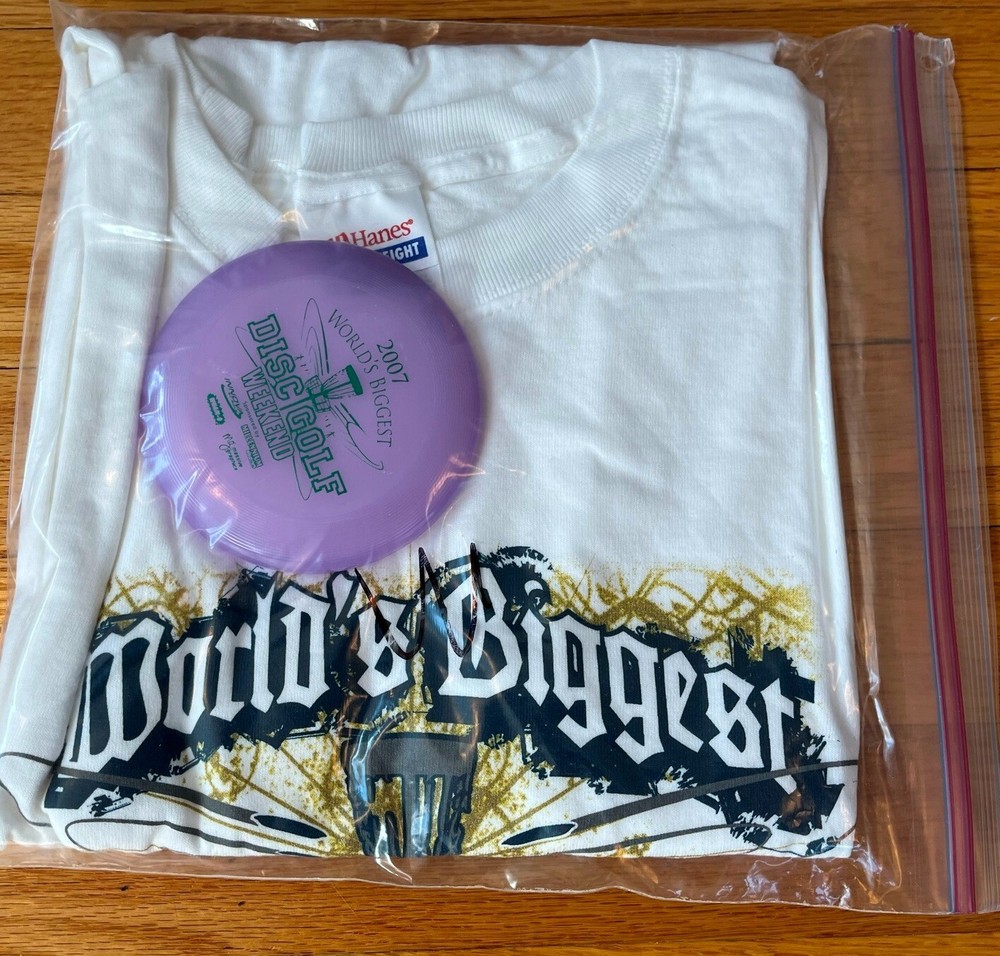 2007 Innova Mini & Medium Tee Shirt Worlds Disc Golf T-Shirt Short Sleeve MIP