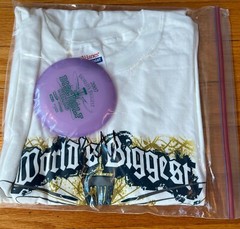 2007 Innova Mini & Medium Tee Shirt Worlds Disc Golf T-Shirt Short Sleeve MIP