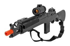Double Eagle M14 SOCOM Spring Airsoft Gun w/ Scope, Laser & Flashlight M305P