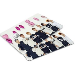 4 Pack BTS K-Pop Credit Card Skin ARMY Fan Tribute Debit ATM Decal Sticker Set