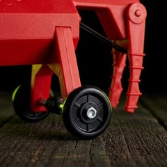BONUS: RED ROLLY w/ Blue Blazer Fatboy Ropes, Heel Bands, Original Cowboy Toy