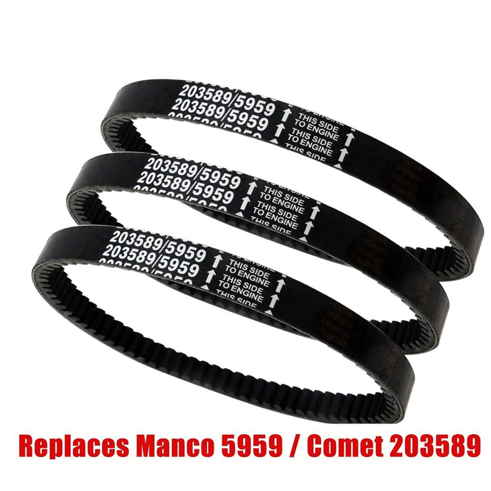 3Pc 30 series go kart cogged torque converter drive belt 203589-3 for comet 5959