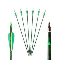 12x 30» Carbon Arrows Compound&Recurve Bow Target 100Grain Hunting Broadheads