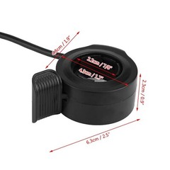 Acouto Thumb Throttle Speed Control 22mm 7/8inch Universal Thumb Throttle Han…