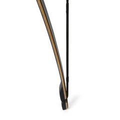 60″ Takedown Longbow 20-60lbs RH LH Archery Hunting Target Shooting Black Hunter