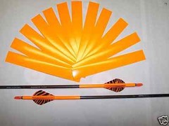 1 Dozen FLO/FLUORESCENT ORANGE ARROW WRAPS + EXTRAS!! *Multiple Sizes Available*