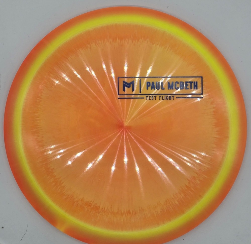 New Paul Mcbeth Discraft Test Flight Athena 170-172 Purple Foil