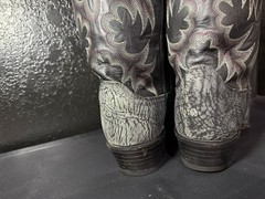 Dan Post Black Western Cowboy Equestrian Boots Made in USA Men’s Classic Style