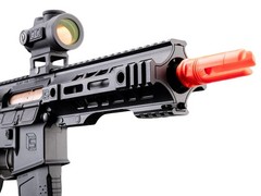 6mmProShop SAI Licensed GRY AR-15 Airsoft AEG Rifle (Black / 6.5″ / Gun Only)