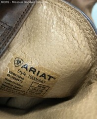 Ariat Heritage Roper Distressed Tan Leather Western Boots Women’s Size 9B