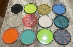 Lot of 12 Used Disc Golf Discs MV Pitch Matrix Proxy Watt Trace Crave Atom EUC